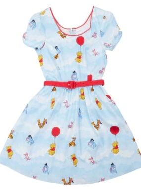 Stitch Shoppe by Loungefly Disney Winnie the Pooh Up in the Clouds "Laci" Dress,